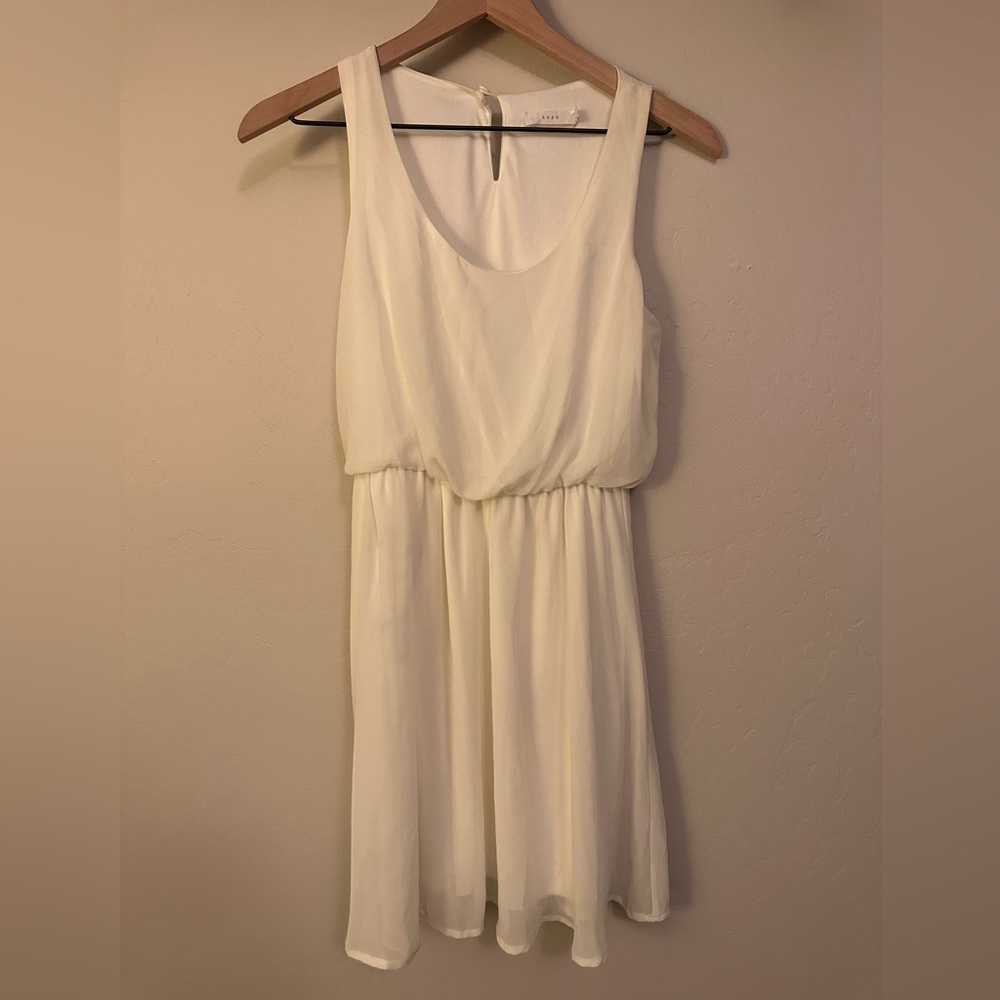 Cream Sleeveless Dress (Lush brand)
